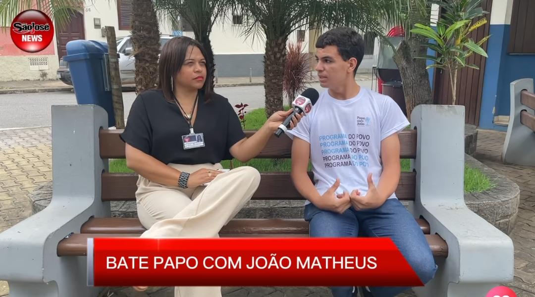 Entrevista no Bate Papo com João Matheus — São José News